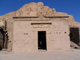 Le temple d'Hathor.