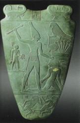 Palette de Narmer - 3000 av.J.-C. musée du Caire.