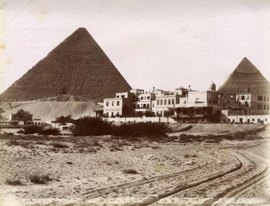 EGYPT PAR P. PERIDIS CIRCA 1885 - LE CAIRE - MENA HOUSE HOTEL