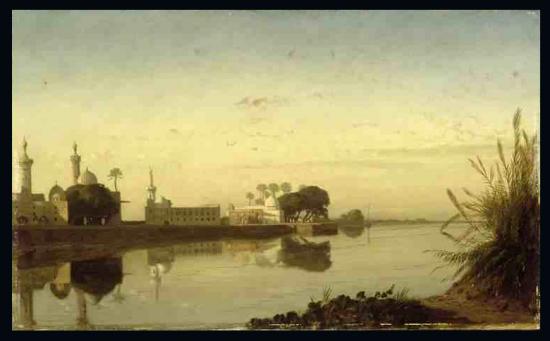 Grande vue du Nil en Basse-Egypte - 1831 - Prosper Marilhat.