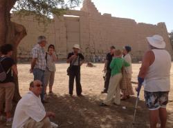 Visite guidée du Ramesseum avec Eric.