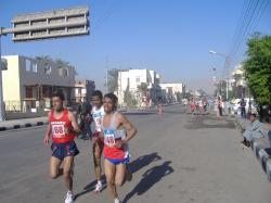 Marathon sur la westbank de Louxor